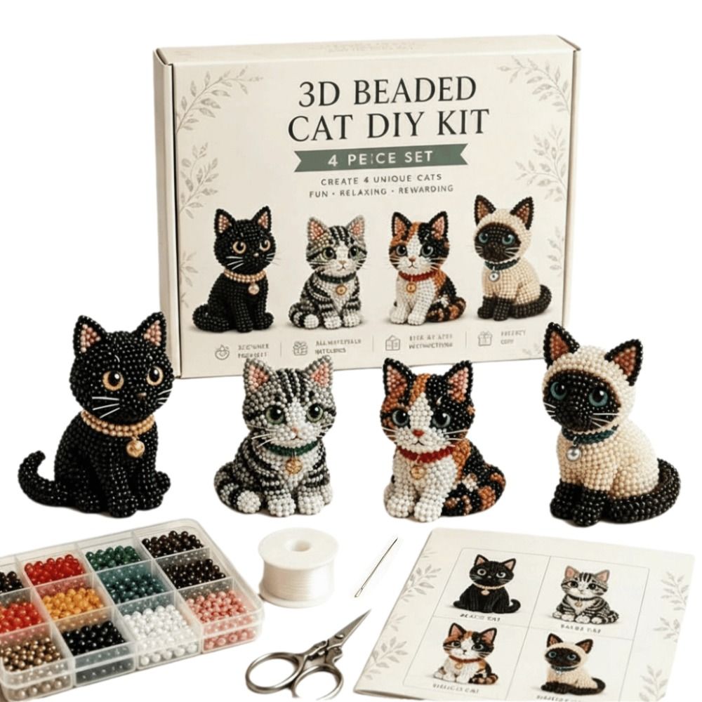 Tiny Beads 3D Beaded Animal Ki - Art Craft And Design review and price