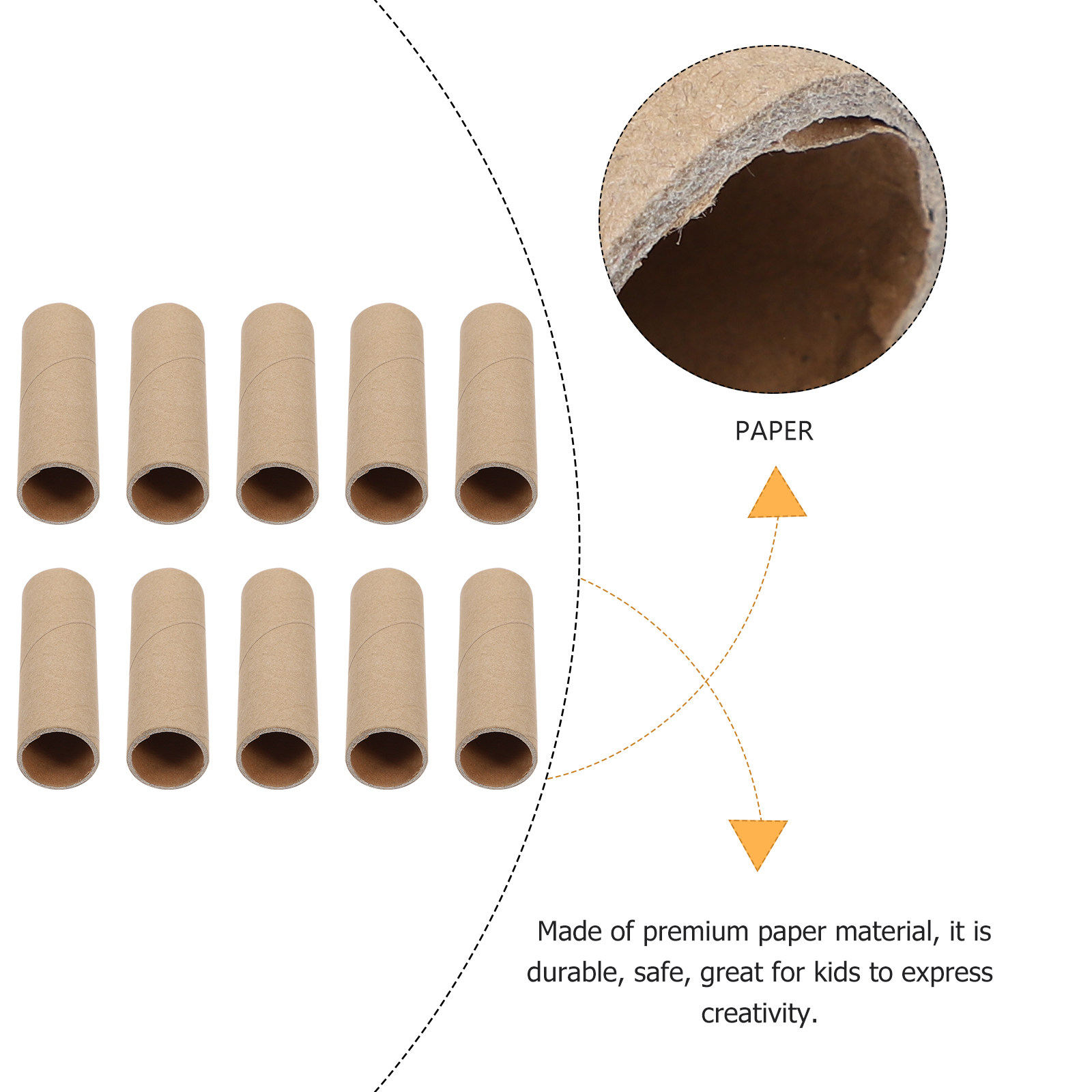 15Pcs Kraft Paper Tubes Round  - Art Craft Cardboard review and price