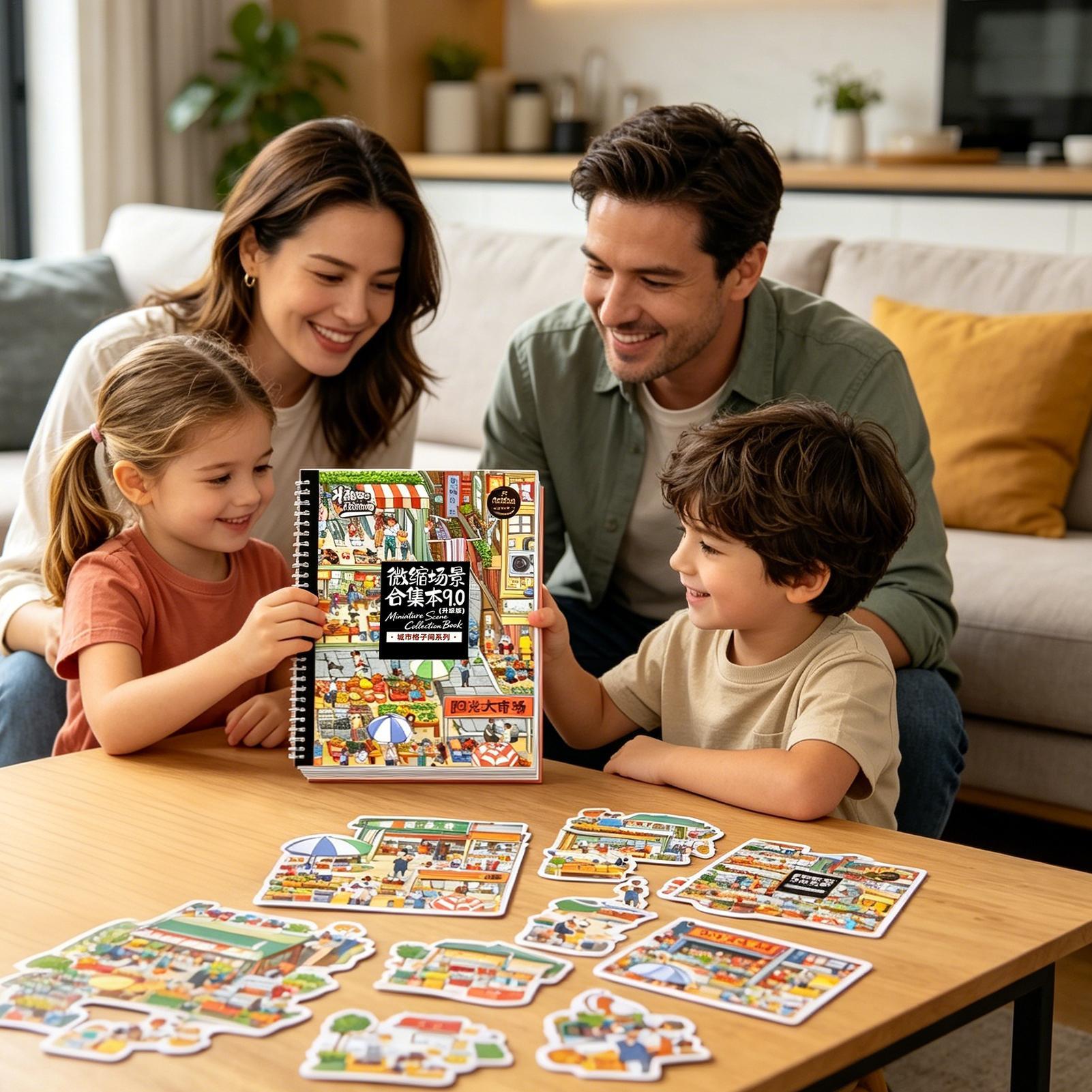 Scene Sticker Book 3D Visual E - Art Craft Restaurant review and price