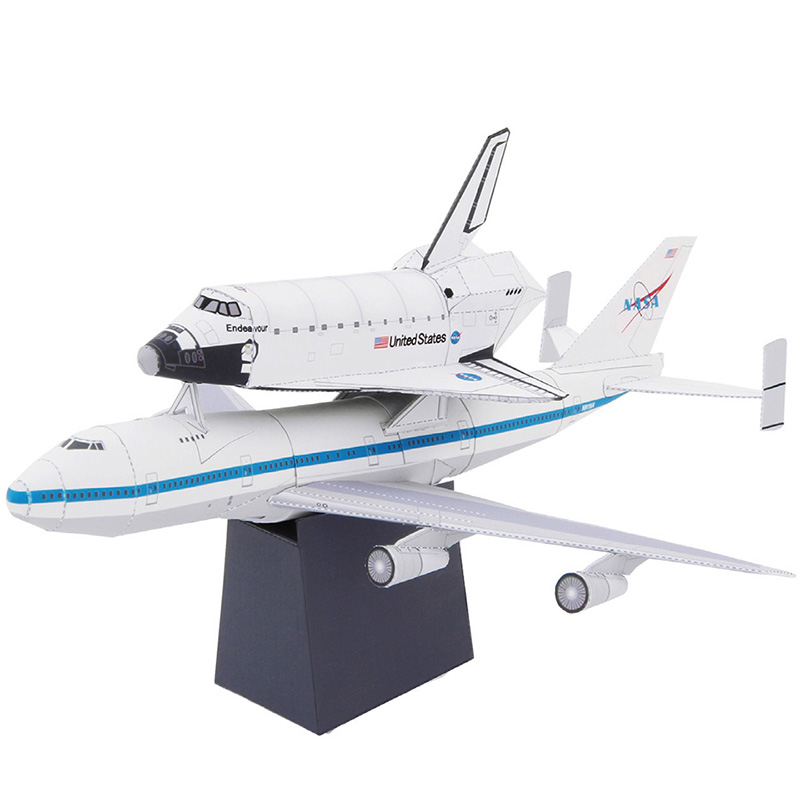 Boeing 747 Shuttle Carrier Air - Art Craft Cardboard review and price
