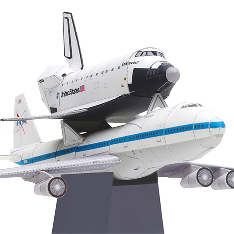 Boeing 747 Shuttle Carrier Air - Art Craft Cardboard review and price