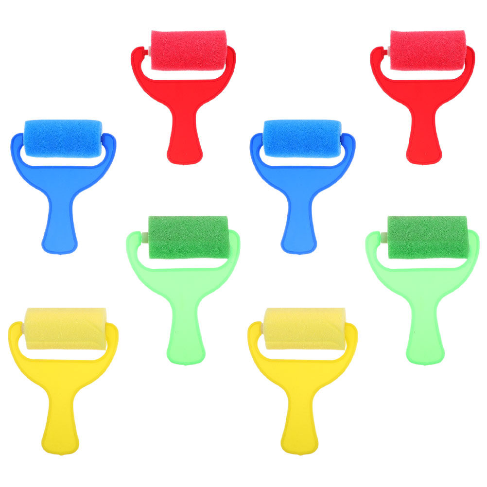 8Pcs Toddler Sponge Paint Roll - Art Craft Toddlers review and price