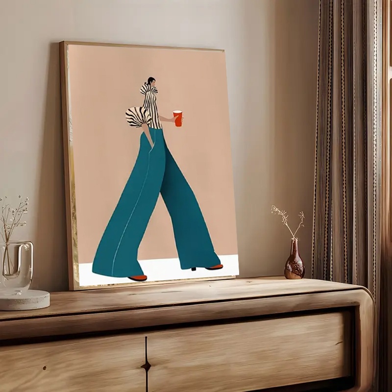 Fashionable Blue Pants Woman P - Art Craft Toys review and price