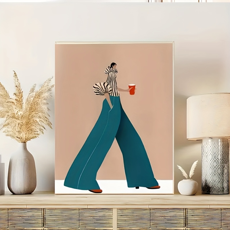 Fashionable Blue Pants Woman P - Art Craft Toys review and price
