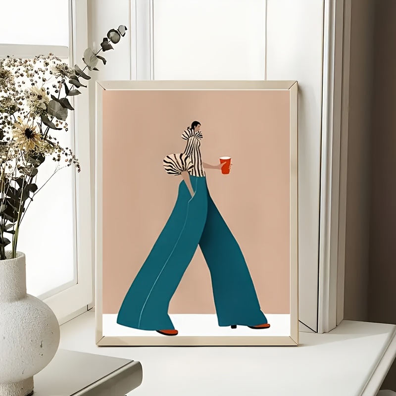 Fashionable Blue Pants Woman P - Art Craft Toys review and price