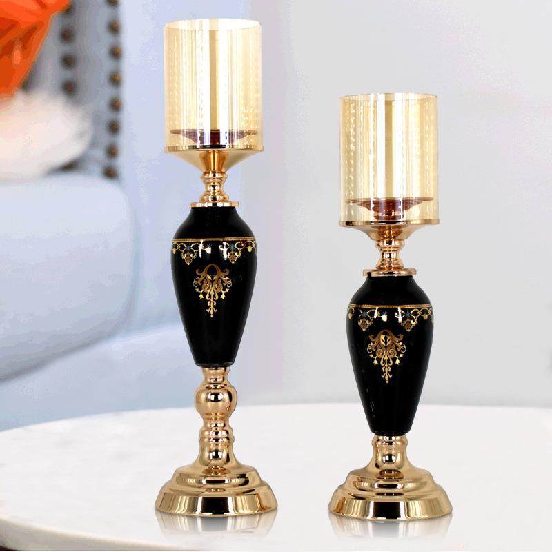 Candlestick ornament metal gla - Art Craft Restaurant review and price