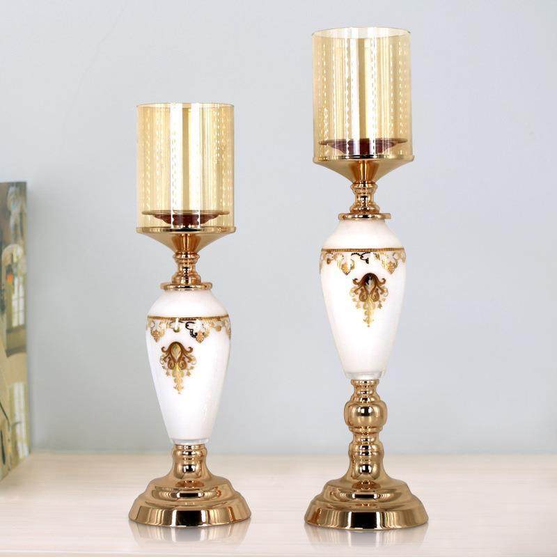 Candlestick ornament metal gla - Art Craft Restaurant review and price