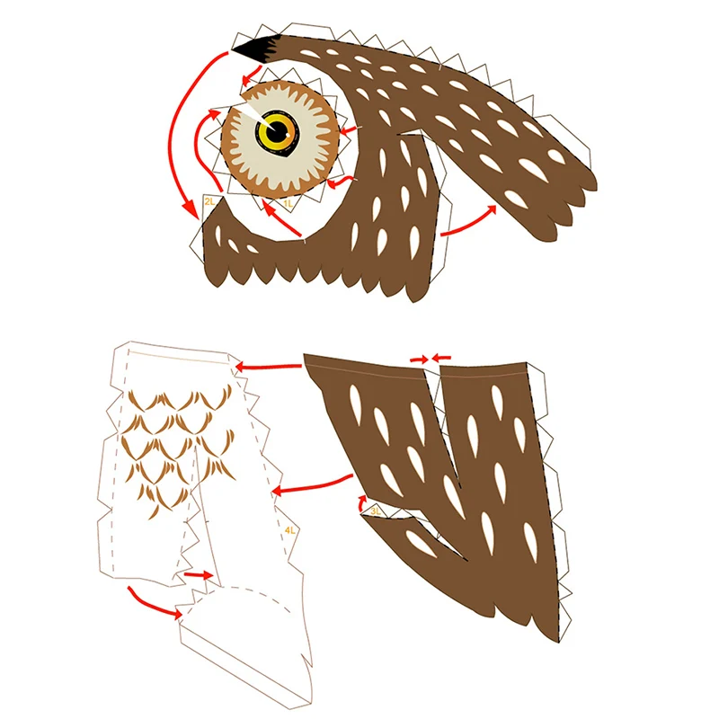 Little Owl Origami Art Mini 3D - Art Craft Cardboard review and price